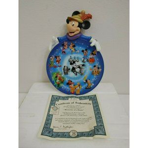 Walt Disney Collectors Plate "Memories of a Mouse" 75th Anniversary with COA
